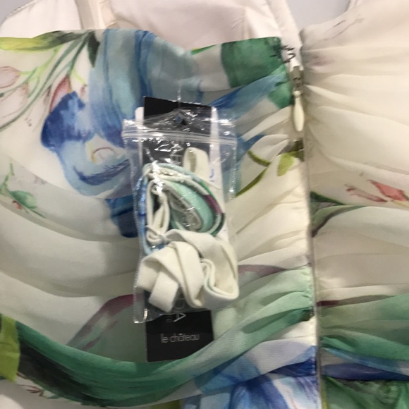 Floral Strapless Gown - Picture 4 of 6